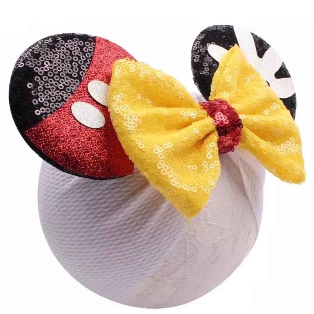 Mickey Mouse Ears Turban Head Wrap for infants and
Toddlers